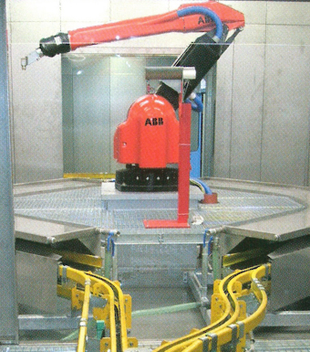 1999  Erste Roboter-Lackieranlage